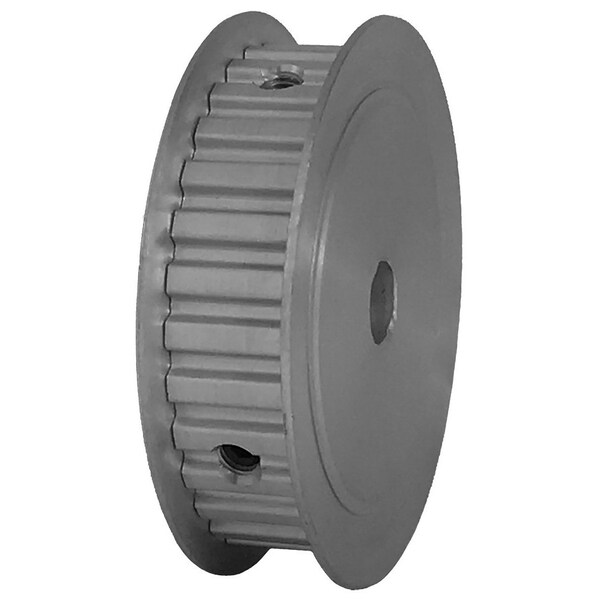 30XL037-3FA4, Timing Pulley, Aluminum, Clear Anodized,